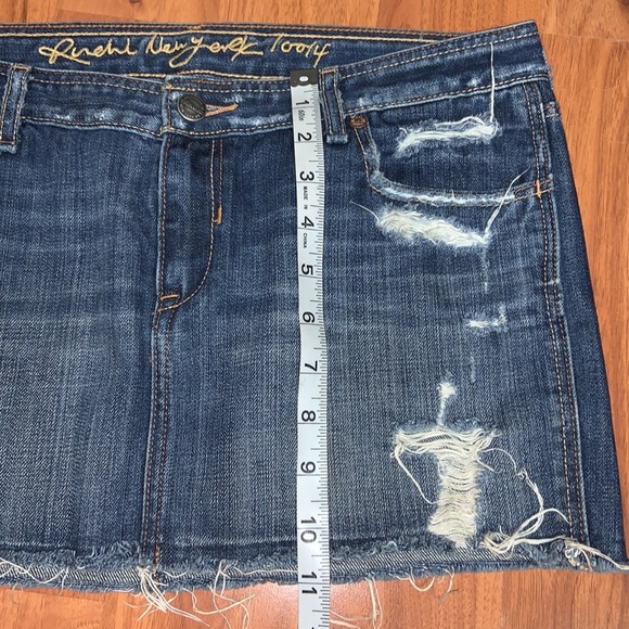 Ruehl No. 925 Distressed Denim Skirt - Picture 10 of 10